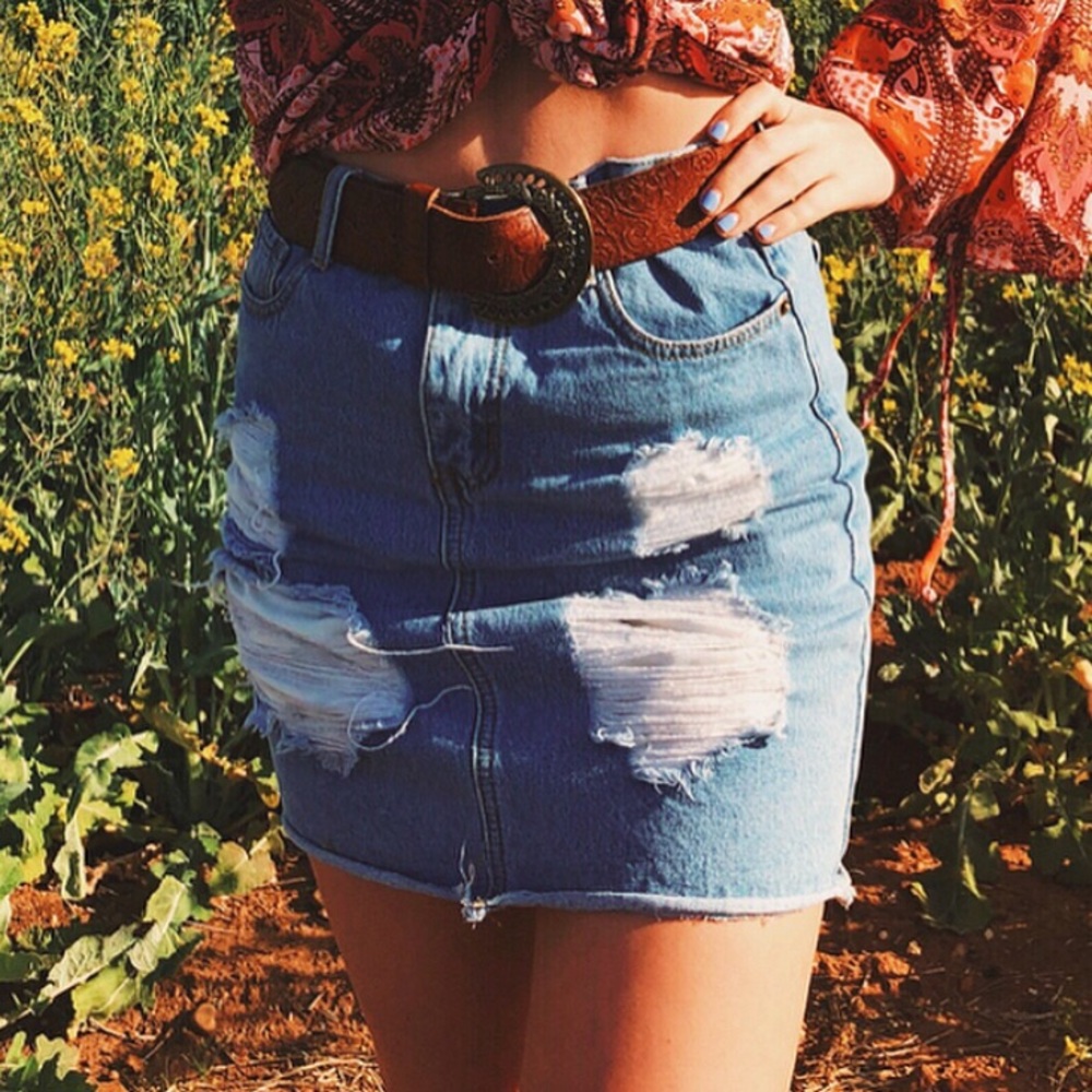 Jean Skirt